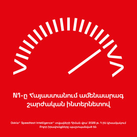 Viva-ն արժանացել է Ookla® Speedtest մրցանակին՝ որպես Հայաստանի ամենաարագ բջջային ցանց տրամադրած ընկերություն (տեսանյութ)