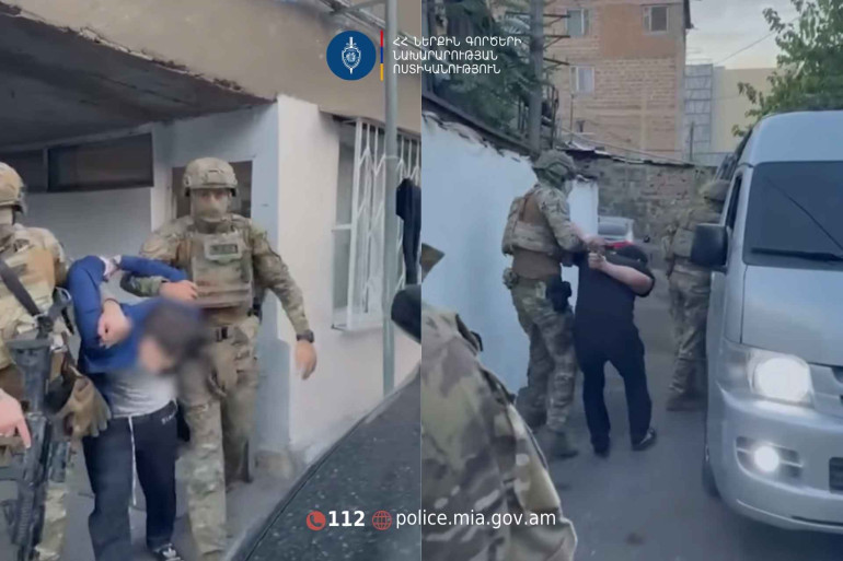 Քրեական ոստիկանները հայտնաբերել են սպանության փորձի և խուլիգանության հատկանիշներով հետախուզվող 22 և 23 տարեկան երիտասարդներին (տեսանյութ) Քրեական ոստիկանները հայտնաբերել են սպանության փորձի և խուլիգանության հատկանիշներով հետախուզվող 22 և 23 տարեկան երիտասարդներին (տեսանյութ)