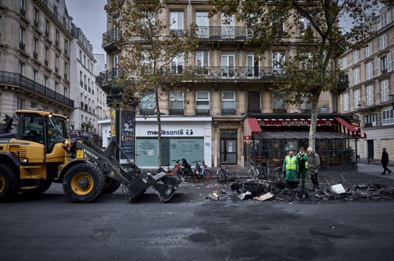 Several French cities impose curfews after weekend of chaos and protests spreading to parts of Europe