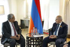 Նիկոլ Փաշինյանը և Մասաչուսեթսի տեխնոլոգիական ինստիտուտի ակադեմիական ղեկավարը քննարկել են «Ակադեմիական քաղաք» ծրագրի իրականացման գործում ինստիտուտի հետ համագործակցության հնարավորությունները Նիկոլ Փաշինյանը և Մասաչուսեթսի տեխնոլոգիական ինստիտուտի ակադեմիական ղեկավարը քննարկել են «Ակադեմիական քաղաք» ծրագրի իրականացման գործում ինստիտուտի հետ համագործակցության հնարավորությունները