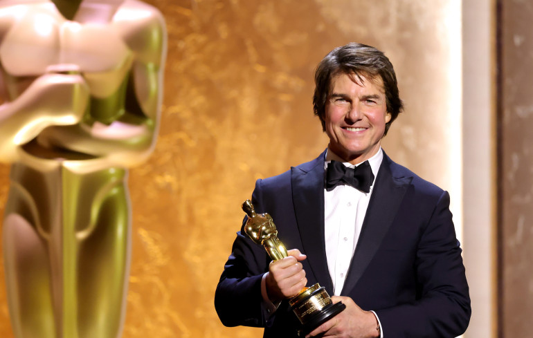 American actor Tom Cruise won an Oscar