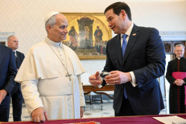 Rubio to meet Pope Leo after weeks of tensions with Trump