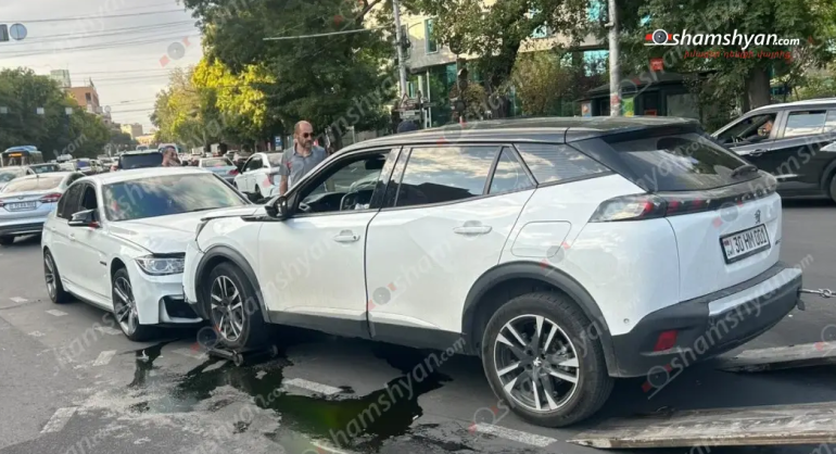 Կրկեսի խաչմերուկում բшխվել են «BMW»-ն և «Peugeot»-ը