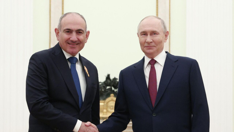 Путин поздравил Пашиняна с днем рождения Путин поздравил Пашиняна с днем рождения