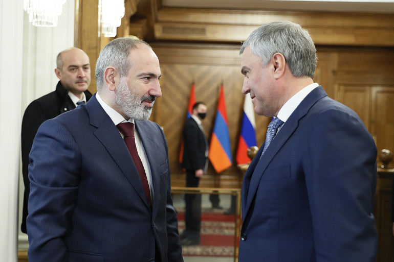 Փաշինյանը Ռուսաստանի նկատմամբ ոչ բարեկամական քաղաքականություն է վարում. Վոլոդին Փաշինյանը Ռուսաստանի նկատմամբ ոչ բարեկամական քաղաքականություն է վարում. Վոլոդին