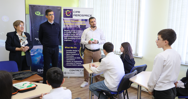 Ucom Supports the Development of Space Engineering in Armenia