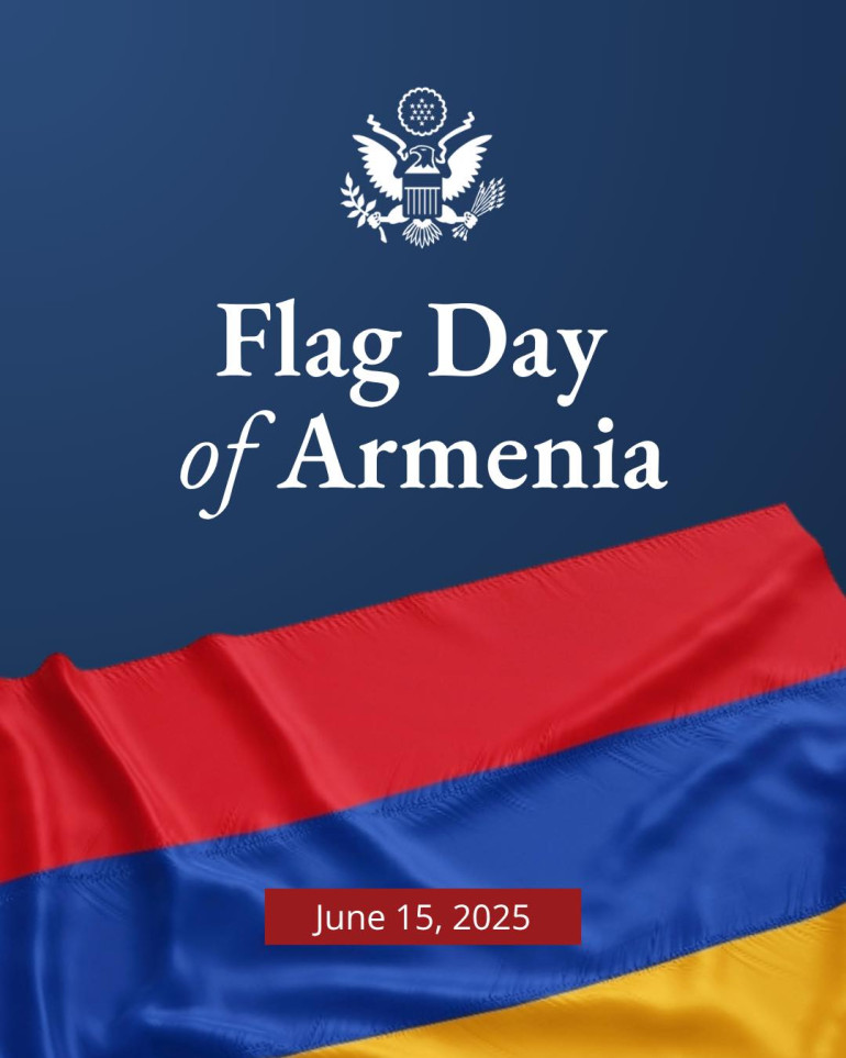 Հայկական եռագույնը տոկունության, հույսի և ինքնության խորհրդանիշ է. ՀՀ-ում ԱՄՆ դեսպանատուն