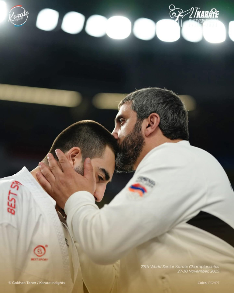 Armenia Wins First Medal in World Karate Championships: Suren Harutyunyan Takes Bronze