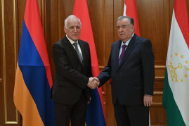ՀՀ և Տաջիկստանի նախագահները կարևորել են մեր տարածաշրջանում խաղաղության, կայունության և հաղորդակցությունների զարգացման նշանակությունը ՀՀ և Տաջիկստանի նախագահները կարևորել են մեր տարածաշրջանում խաղաղության, կայունության և հաղորդակցությունների զարգացման նշանակությունը