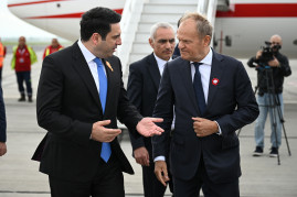 Հայաստան է ժամանել Լեհաստանի Հանրապետության վարչապետ Դոնալդ Տուսկը Հայաստան է ժամանել Լեհաստանի Հանրապետության վարչապետ Դոնալդ Տուսկը