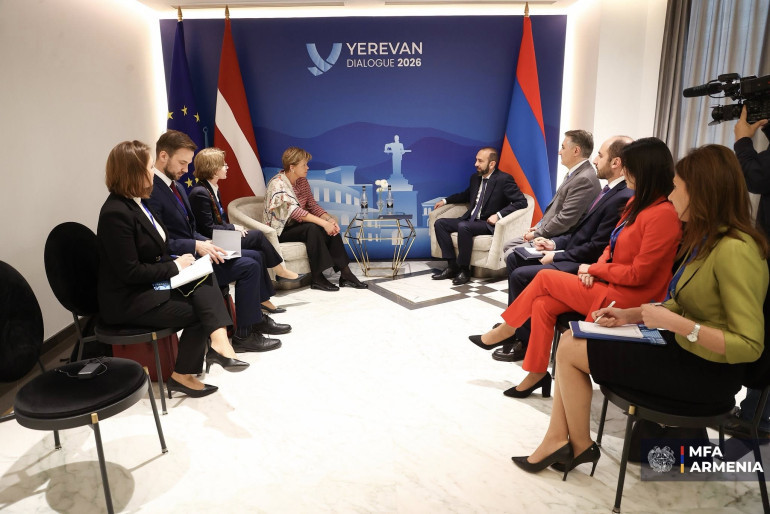 Ararat Mirzoyan and the Latvian Foreign Minister Discussed Agreements Reached Following the EPC and Armenia-EU Summits