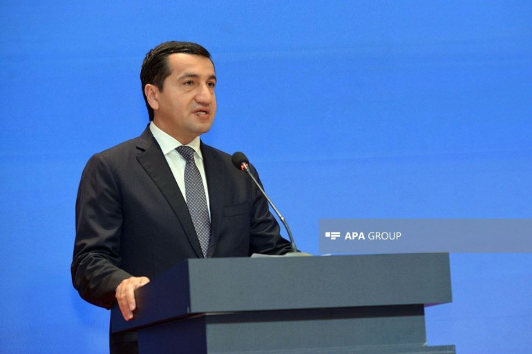 Ադրբեջանը ցանկանում է խաղաղության համաձայնագիր կնքել ոչ միայն Հայաստանի կառավարության, այլև հայ ժողովրդի հետ. Հիքմեթ Հաջիև Ադրբեջանը ցանկանում է խաղաղության համաձայնագիր կնքել ոչ միայն Հայաստանի կառավարության, այլև հայ ժողովրդի հետ. Հիքմեթ Հաջիև