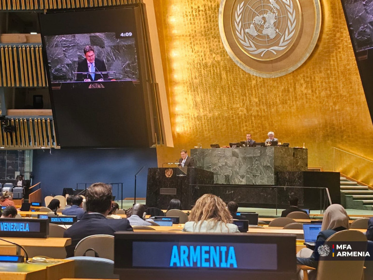 UN General Assembly Unanimously Adopts Armenia's “Education for Peace” Resolution