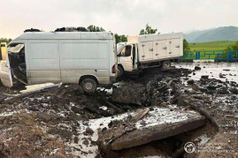 Երևան-Սևան ավտոճանապարհին՝ Չարենցավանի մոտակայքում, կայծակի հարվшծից կամուրջ է փլnւզվել Երևան-Սևան ավտոճանապարհին՝ Չարենցավանի մոտակայքում, կայծակի հարվшծից կամուրջ է փլnւզվել