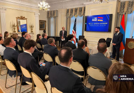 Վահան Կոստանյանը ԱՄՆ առաջատար ուղեղային կենտրոնների ներկայացուցիչների հետ հանդիպմանը ներկայացրել է ՀՀ-ԱՄՆ համապարփակ ռազմավարական գործընկերության զարգացման հեռանկարները Վահան Կոստանյանը ԱՄՆ առաջատար ուղեղային կենտրոնների ներկայացուցիչների հետ հանդիպմանը ներկայացրել է ՀՀ-ԱՄՆ համապարփակ ռազմավարական գործընկերության զարգացման հեռանկարները