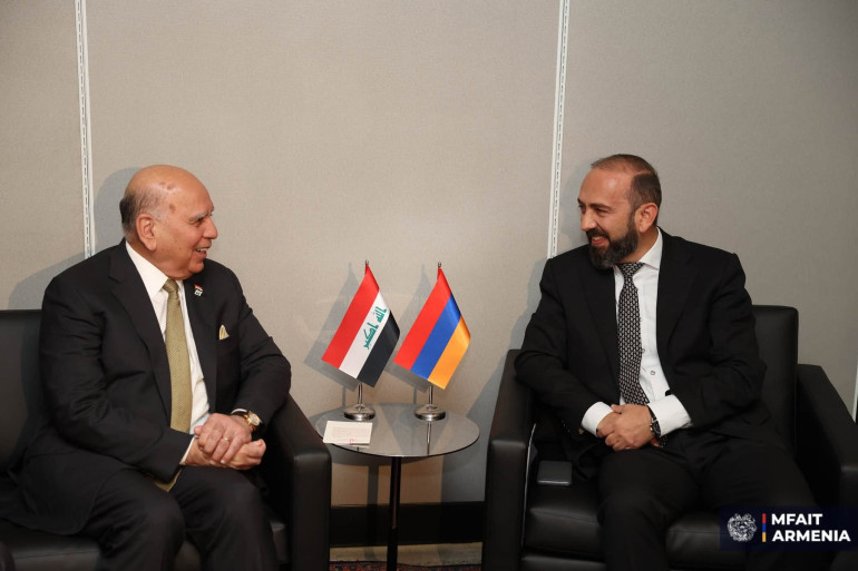 Արարատ Միրզոյանը և Իրաքի ԱԳ նախարարը պայմանավորվածություն են ձեռք բերել շարունակել խթանել հայկական ապրանքների արտահանումն Իրաք Արարատ Միրզոյանը և Իրաքի ԱԳ նախարարը պայմանավորվածություն են ձեռք բերել շարունակել խթանել հայկական ապրանքների արտահանումն Իրաք