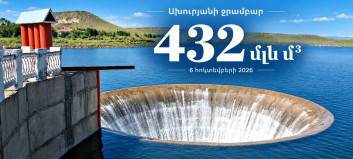 Ախուրյանի ջրամբարում ռեկորդային ջրապաշար կա տարվա այս ժամանակահատվածի համար․ Լևոն Ազիզյան