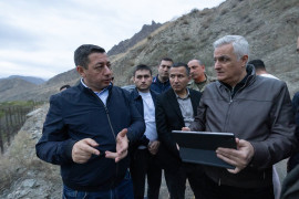 Մհեր Գրիգորյանն ու Դավիթ Խուդաթյանն այցելել են Սյունիքի մարզ՝ TRIPP-ի ենթակառուցվածքների նախագծման աշխատանքների մեկնարկն ու հետագա ընթացքը տեղում քննարկելու նպատակով