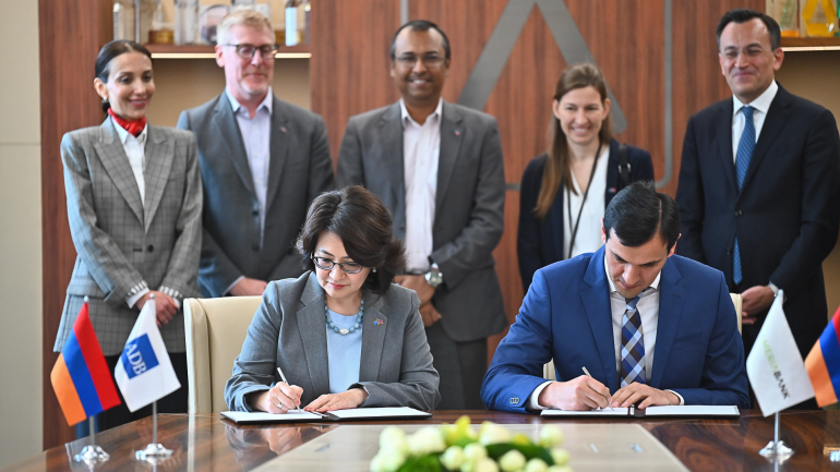 Ameriabank and ADB Signed a $100 Million Agreement to Expand Micro, Small, and Medium-Sized Enterprise and Green Finance in Armenia (video, photo)