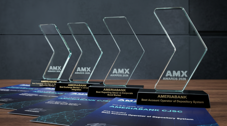 Ամերիաբանկը AMX Awards 2026-ում արժանացել է չորս մրցանակի (լուսանկարներ)