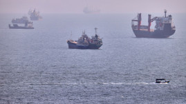 Iran fires retaliatory strikes following US attacks on Larak island in the Strait of Hormuz Iran fires retaliatory strikes following US attacks on Larak island in the Strait of Hormuz