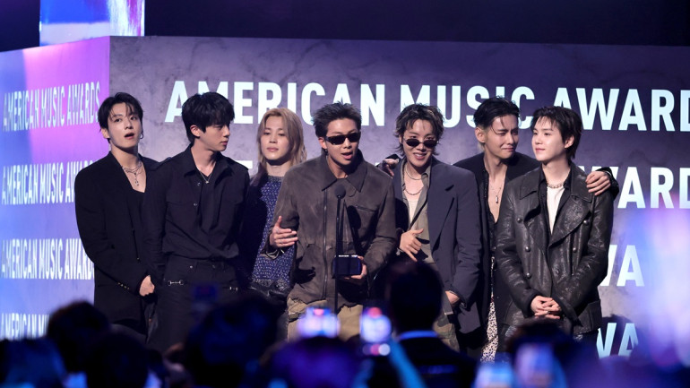BTS стали главными лауреатами American Music Awards 2026