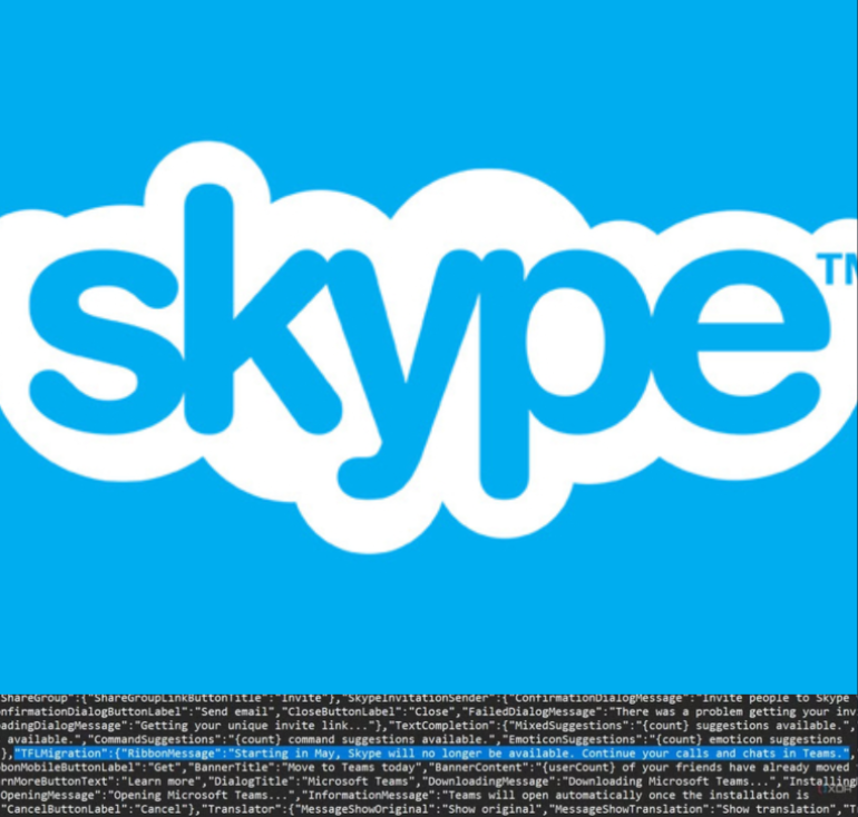 Skype-ը մայիսից անհասանելի կլինի. աղբյուր