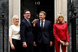 Macron and Burnham hail stronger UK-France ties at Downing Street talks