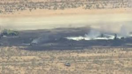 US Air Force B-52 bomber crashes in flames in California, killing all 8 crew aboard