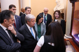 Անտոնիու Գուտերեշի գլխավորած պատվիրակությունն այցելել է Մատենադարան Անտոնիու Գուտերեշի գլխավորած պատվիրակությունն այցելել է Մատենադարան