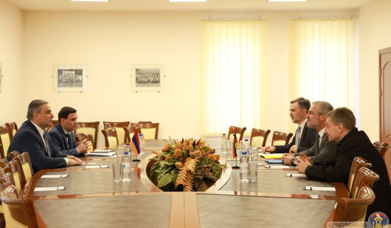 ՊՆ-ում Գերմանիայի ԶՈւ ստորաբաժանման ներկայացուցիչների հետ քննարկվել են պաշտպանության բնագավառում համագործակցության զարգացմանը վերաբերող հարցեր ՊՆ-ում Գերմանիայի ԶՈւ ստորաբաժանման ներկայացուցիչների հետ քննարկվել են պաշտպանության բնագավառում համագործակցության զարգացմանը վերաբերող հարցեր