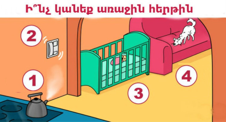 Հոգեբանական թեստ. ինչ կանեիք առաջին հերթին