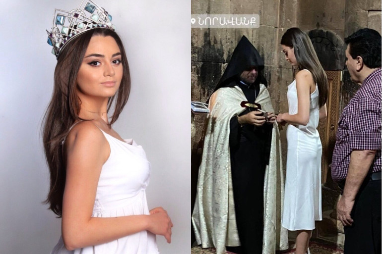 «Միսս աշխարհ Արմենիա 2019» Լիանա Ոսկերչյանն այսօր մկրտվել է
