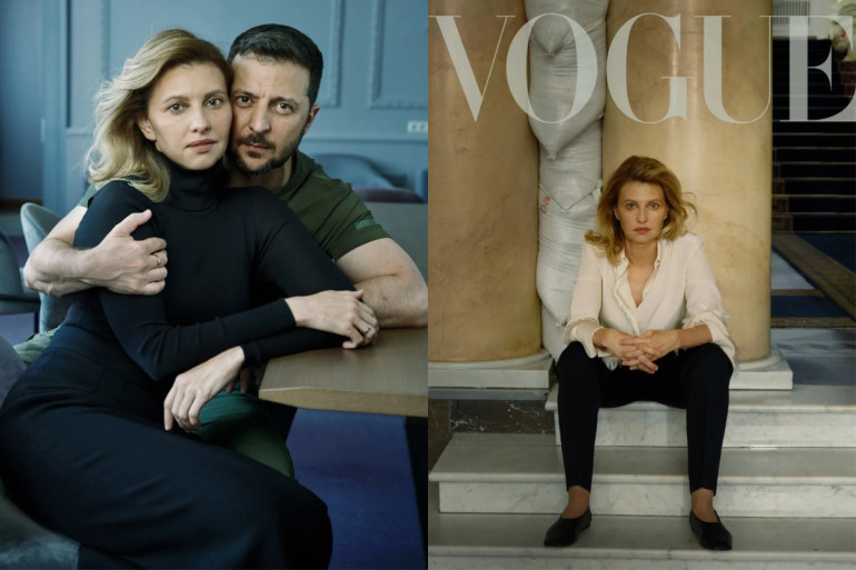 Vogue-ի շապիկին հայտնվելը մեծ պատիվ ու երազանք է․ Ուկրաինայի նախագահն ու կինը  լուսանկարվել են Vogue-ի համար