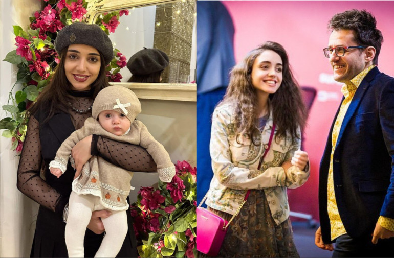 Լևոն Արոնյանի կնոջ և դստեր՝ Զաբելի լուսանկարը