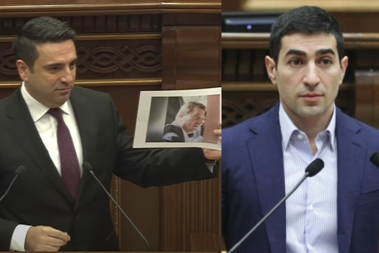 Լևո՛ն ջան, կասե՞ք ինչքան փող ունեք, Արցախից էի՞ք բերել, դուք ՀՀ «խոպան» էիք եկել. Սիմոնյանի ելույթի ժամանակ ԱԺ-ում կրքերը թեժացան (տեսանյութ)