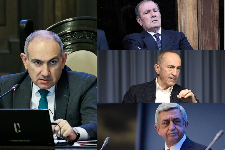 Հերի՛ք է մութ անկյուններում խոսեք, Ռոբերտ Քոչարյան, Սերժ Սարգսյան, Լևոն Տեր-Պետրոսյան, բան ունեք ասելու, եկեք ուղիղ եթերում խոսենք, մեկն՝ ընդդեմ երեքի. Փաշինյան