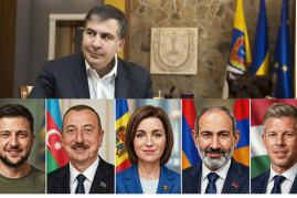 Պուտինը պարտվեց նրանց․ Սաակաշվիլին հրապարակել է Զելենսկու, Ալիևի, Սանդուի, Փաշինյանի, Մագյարի լուսանկարները Պուտինը պարտվեց նրանց․ Սաակաշվիլին հրապարակել է Զելենսկու, Ալիևի, Սանդուի, Փաշինյանի, Մագյարի լուսանկարները