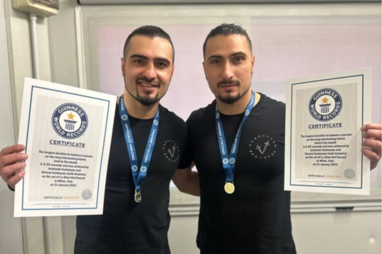 Վարդանյան եղբայրները՝ Գինեսի ռեկորդակիր