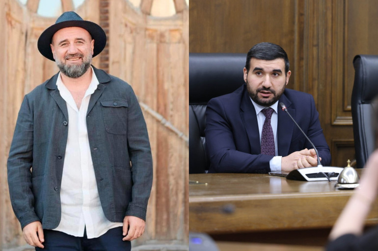 Առաջ «մայկա-տրուսիկներին» էր հետևում, հիմա թող գա կարճ «յուբկեքին» հետևի, որ մեր աղջիկներն ապահով ման գան Գյումրիում, Ռուբեն Մխիթարյանը՝ Վահագն Ալեքսանյանին