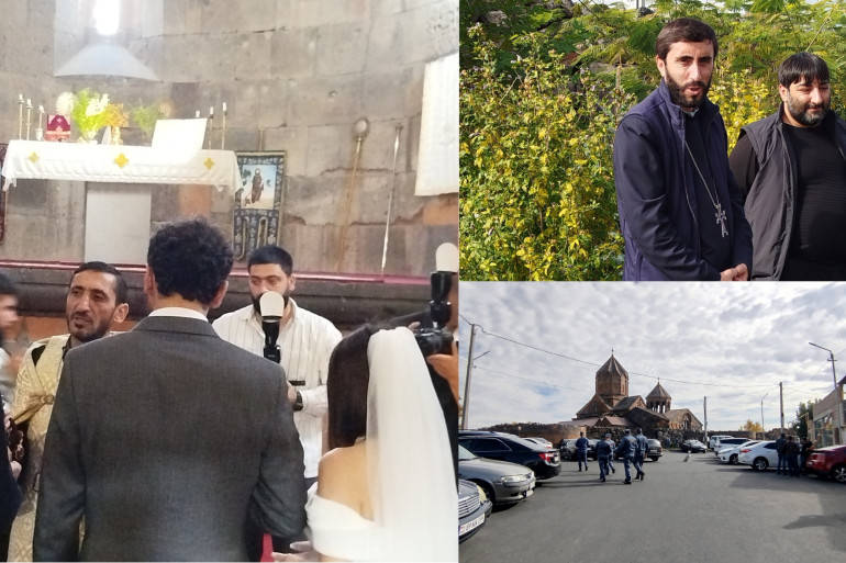 Հովհաննավանքում փեսայի հայրը հրաժարվել է կարգալույծ արված քահանայի պսակադրության արարողությունից