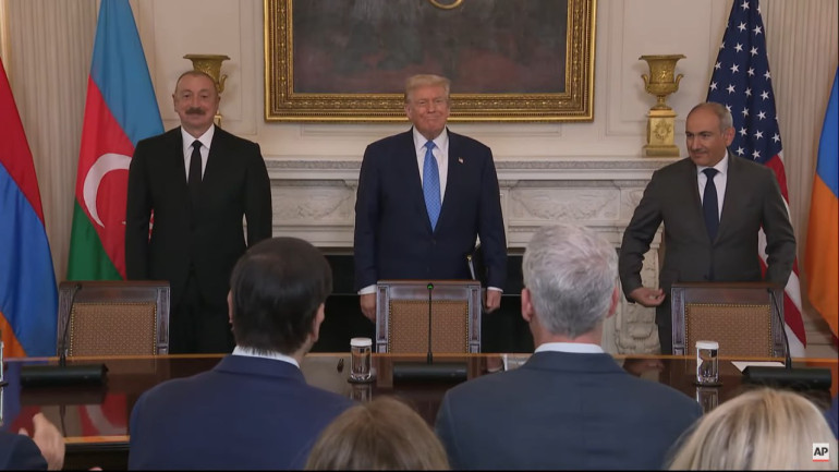 Երթուղին թույլ կտա, որ Ադրբեջանը կարողանա անցնել Նախիջևան՝ լիովին հարգելով Հայաստանի ինքնիշխանությունը․ Թրամփ