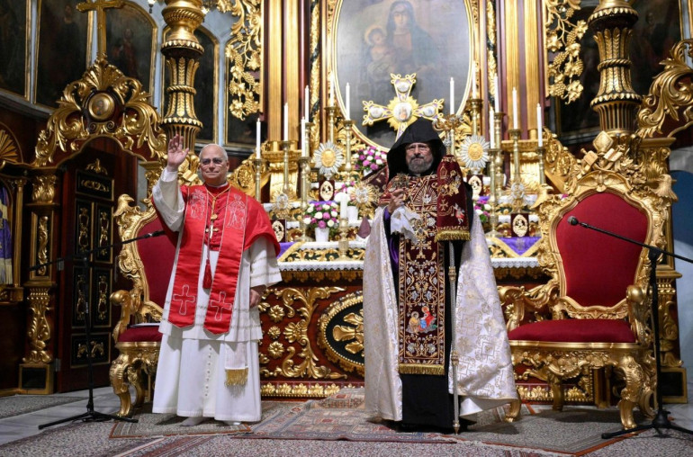 Լևոն XIV Պապը ողջունել է Ամենայն Հայոց Կաթողիկոս Գարեգին Երկրորդին, ինչպես նաև Հայ Առաքելական համայնքին