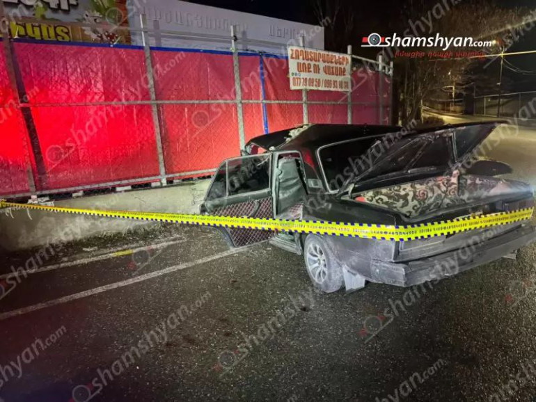 Քասախում «ՎԱԶ 2107»-ը բшխվել է «Առողջ այգու» պարսպին, վիրшվորներ կան 