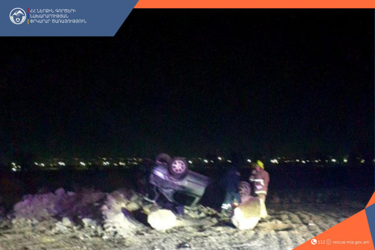 Սայաթ Նովա բնակավայրի մոտակայքում «Opel»-ը գլխիվայր շրջվել է, կա տուժած