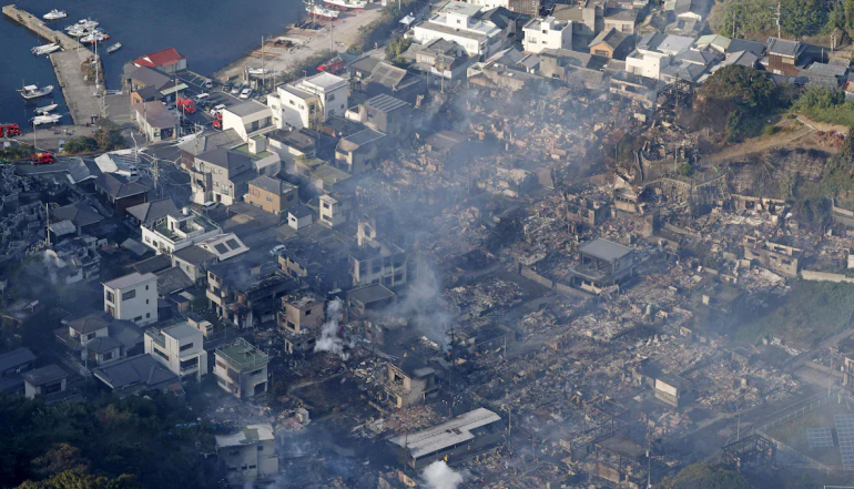 Խոշոր հրդեհ` Ճապոնիայում. 170 տուն այրվել է