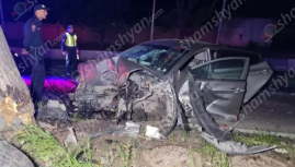 Մյասնիկյան պողոտայում բախվել են 2 «BMW» ու «Hyundai Elantra»-ն