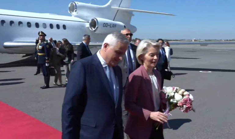 Եվրահանձնաժողովի նախագահ Ուրսուլա ֆոն դեր Լայենն ժամանել է Երևան