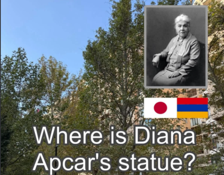 The Diana Apcar Statue: Three Announced Dates, No Unveiling (photos) The Diana Apcar Statue: Three Announced Dates, No Unveiling (photos)