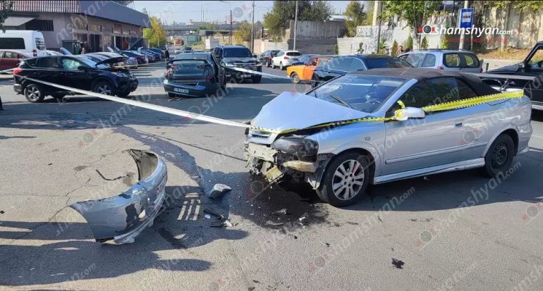 Երևանում բախվել են «Toyota Rav 4»-ը, «Mitsubishi»-ն և «Opel»-ը, կան տուժածներ